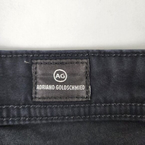 Adriano Goldschmied AG Jeans Mens 32x30 Black The Protege Straight Leg USA - Picture 7 of 10
